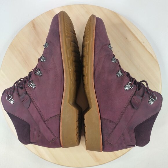 Teva De La Vina Dos Alpine Low Boot Burgundy Waterproof Women US 9.5 - Picture 12 of 16